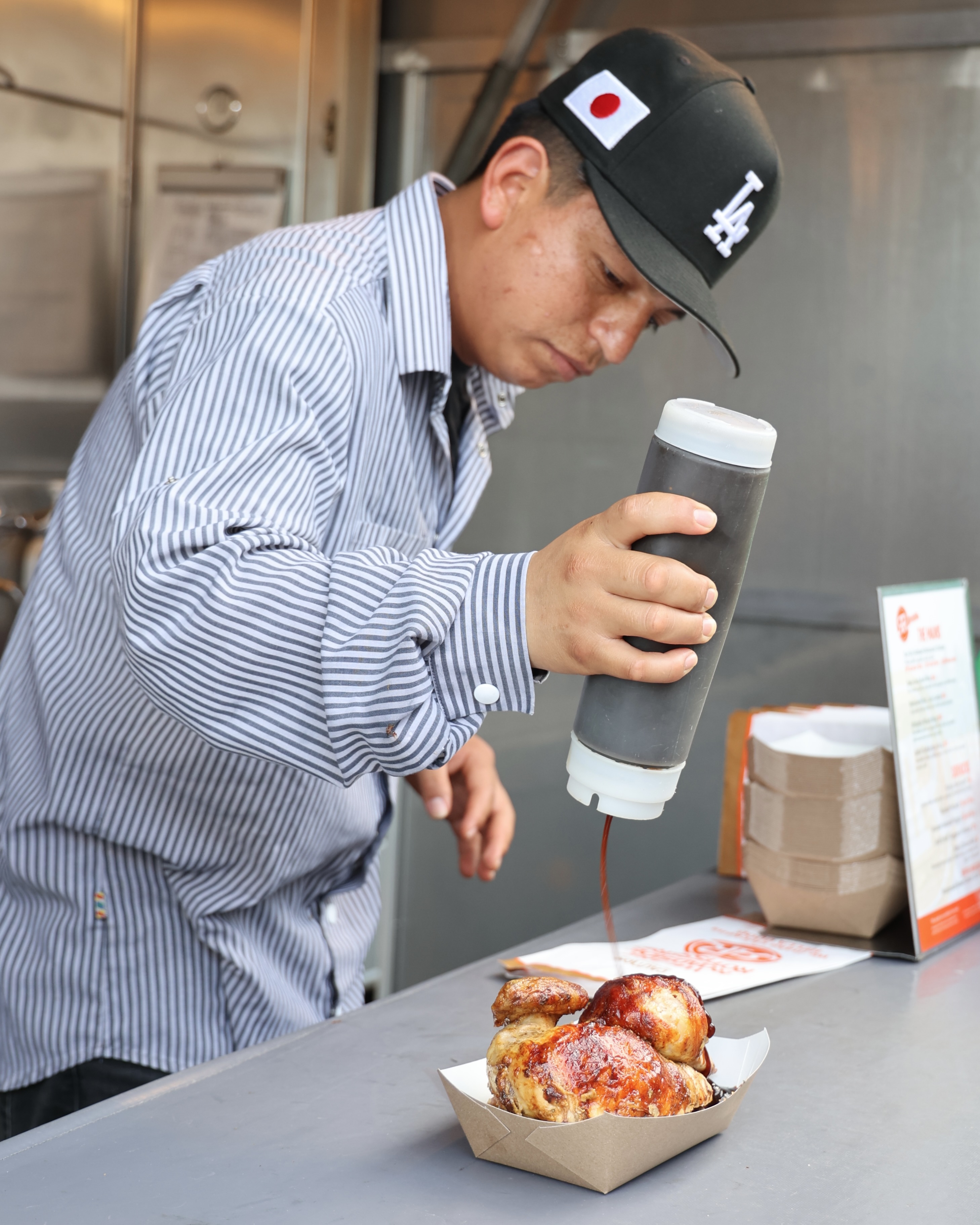 Food vendor at Castro Night Market